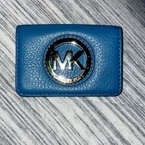 Blue Michael KORS Card Holder